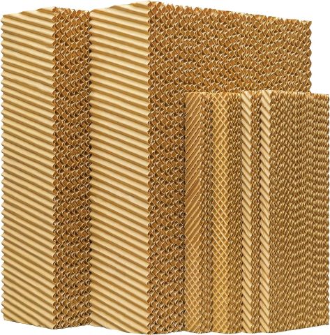 Greenhouse evaporative water cooling pad