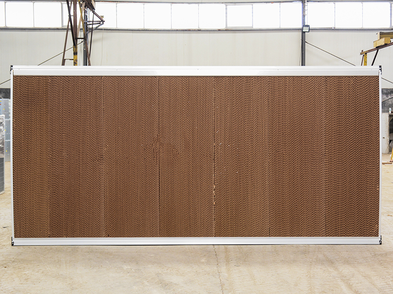 High-density evaporative honeycomb cooling pads