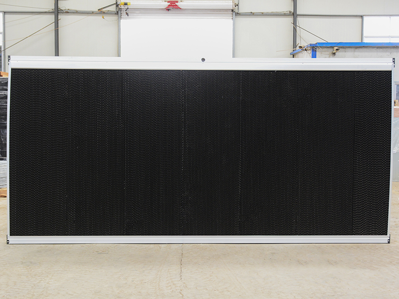 High-density evaporative honeycomb cooling pads