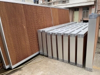 Evaporative air cooler honeycomb kraft paper cooling pads system