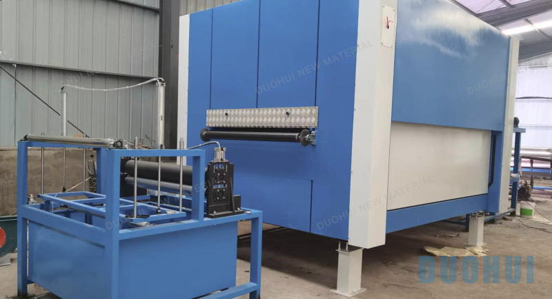 PLC CONTROL COOLING PAD PRODUCTION MACHINE