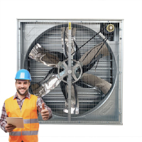 Heavy hammer greenhouse negative exhaust fan