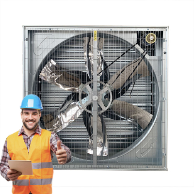 Heavy hammer greenhouse negative exhaust fan