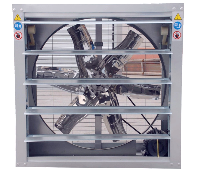 Poultry farm ventilation hammer exhaust fan
