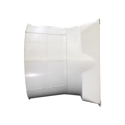 Industrial louvered pig house exhaust fan