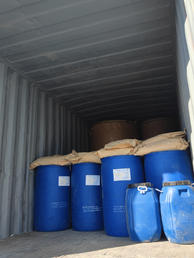 Evaporative cooling pad raw materials loading and shipping