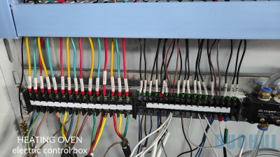 Wiring installation cooling pad production line
