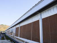 Pelapik penyejuk rumah hijau dinding pad penyejuk kertas kraf coklat