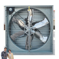 Poultry farm negative hot galvanized cooling exhaust fan
