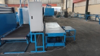 Evaporative cooling pad wet curtain production line updated