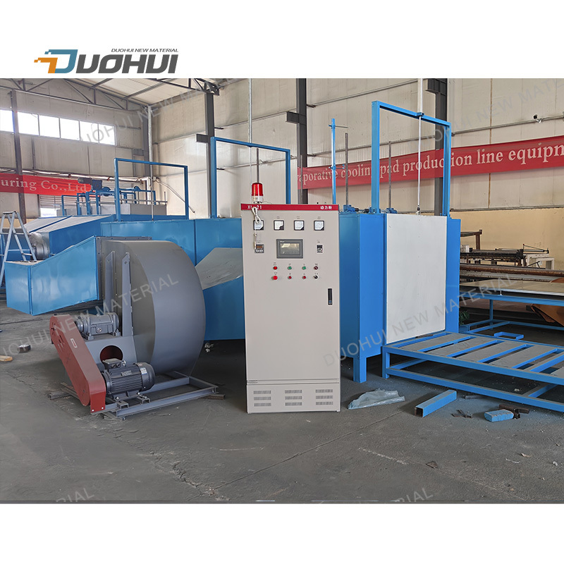 Cooling pad production line machinery