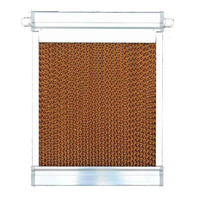 Galvanized sheet frame wet curtain cooling pad wall
