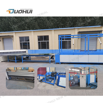 Evaporative cellulose cooling pad making machine line