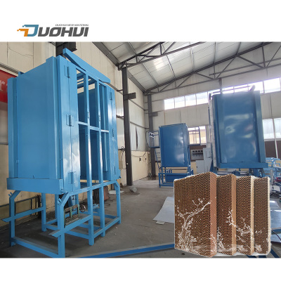 Supplier of evaporative cellulose cooling pad production line