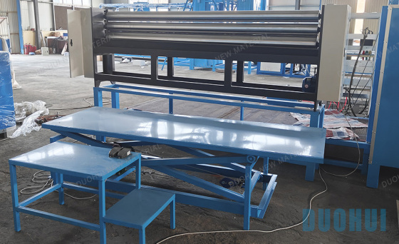 Water Air Cooler Pad Barisan Pengeluaran Mesin Pembuat Tirai Basah