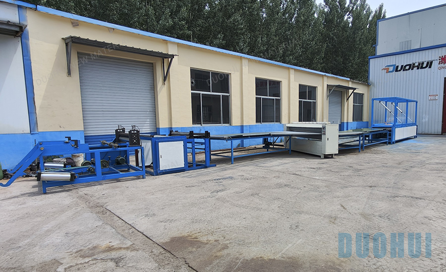 cooling pad making machine line