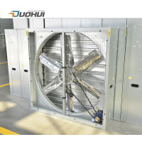 Greenhouse ventilation exhaust fan with motor