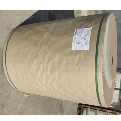 Recoating kraft paper roll for making cooling pad