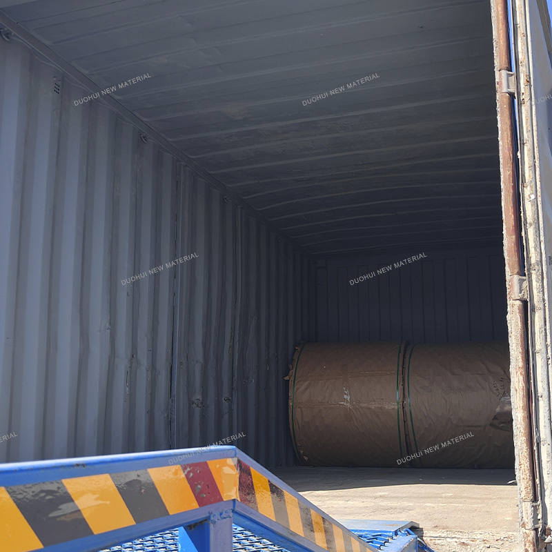 Recoating kraft paper roll for making cooling pad resin paper