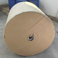 Recoated resin kraft paper for making cooling pad