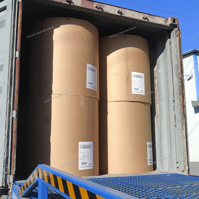 Recoated resin kraft paper for making cooling pad