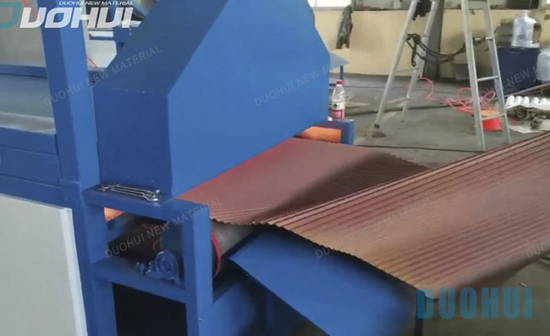 Honeycomb pad machine line evaporative cellulose cooling pad making machine