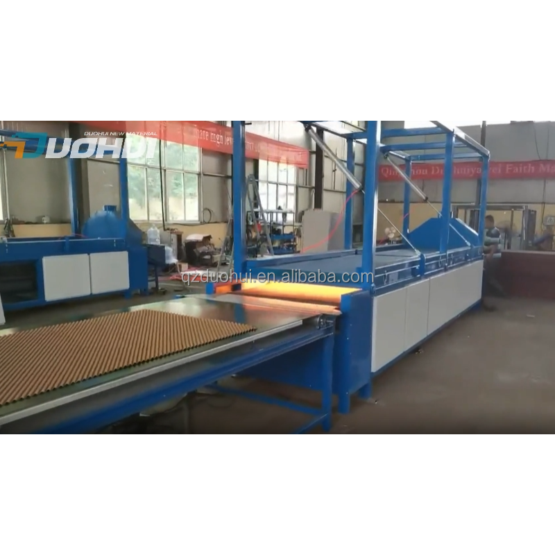 Full-Automatic Corrugated Paper Cooling Pad Machine for Greenhouse and Chicken House