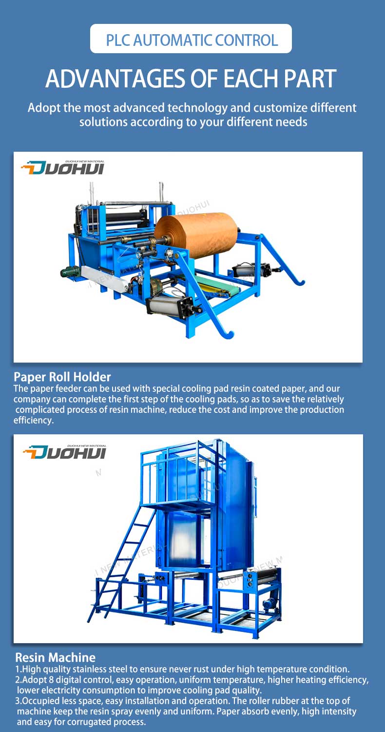 air cooler cooling pad making machine