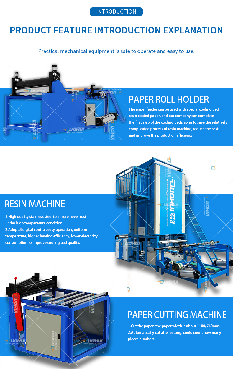 honeycomb cooling pad making machine