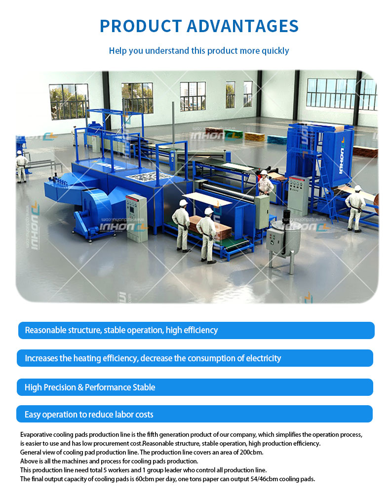 honeycomb cooling pad making machine