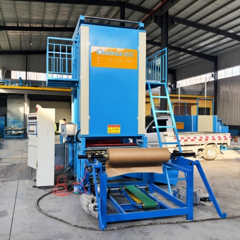 Cellulose Corrugated Cooling Pad Making Machine for Chicken Farm Indonesia