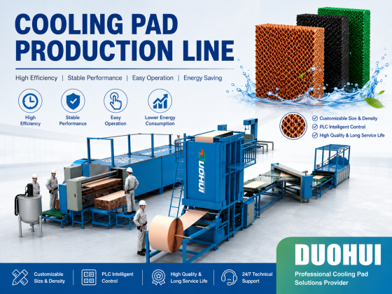 What Makes a Cooling Pad Production Line Essential for Modern Evaporative Cooling Manufacturing?