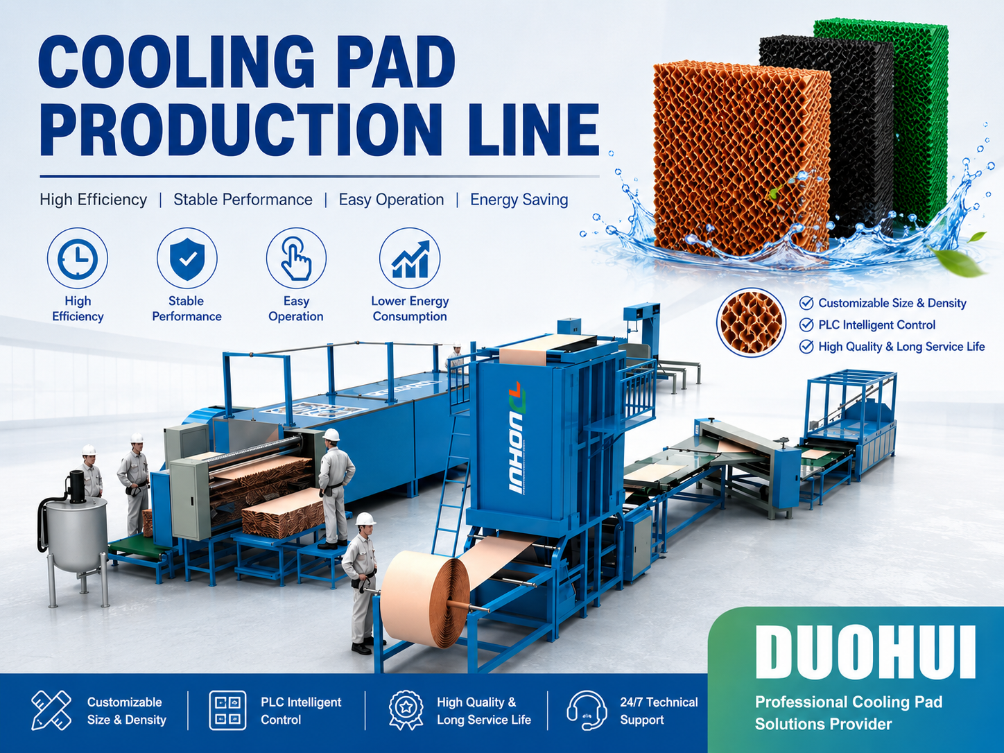 cooling pad making machine