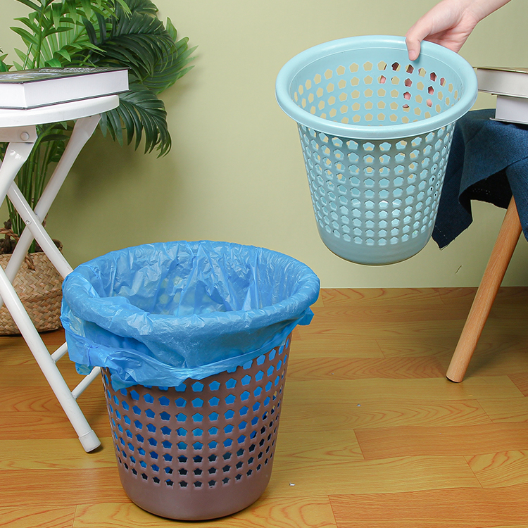 cesto de basura de plástico cubo de basura doméstico