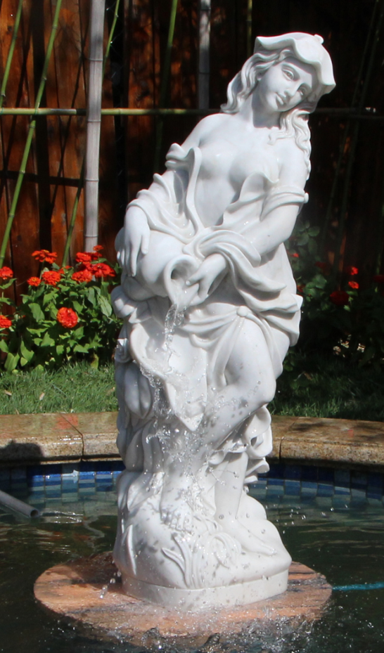 Han White Marble Fountain