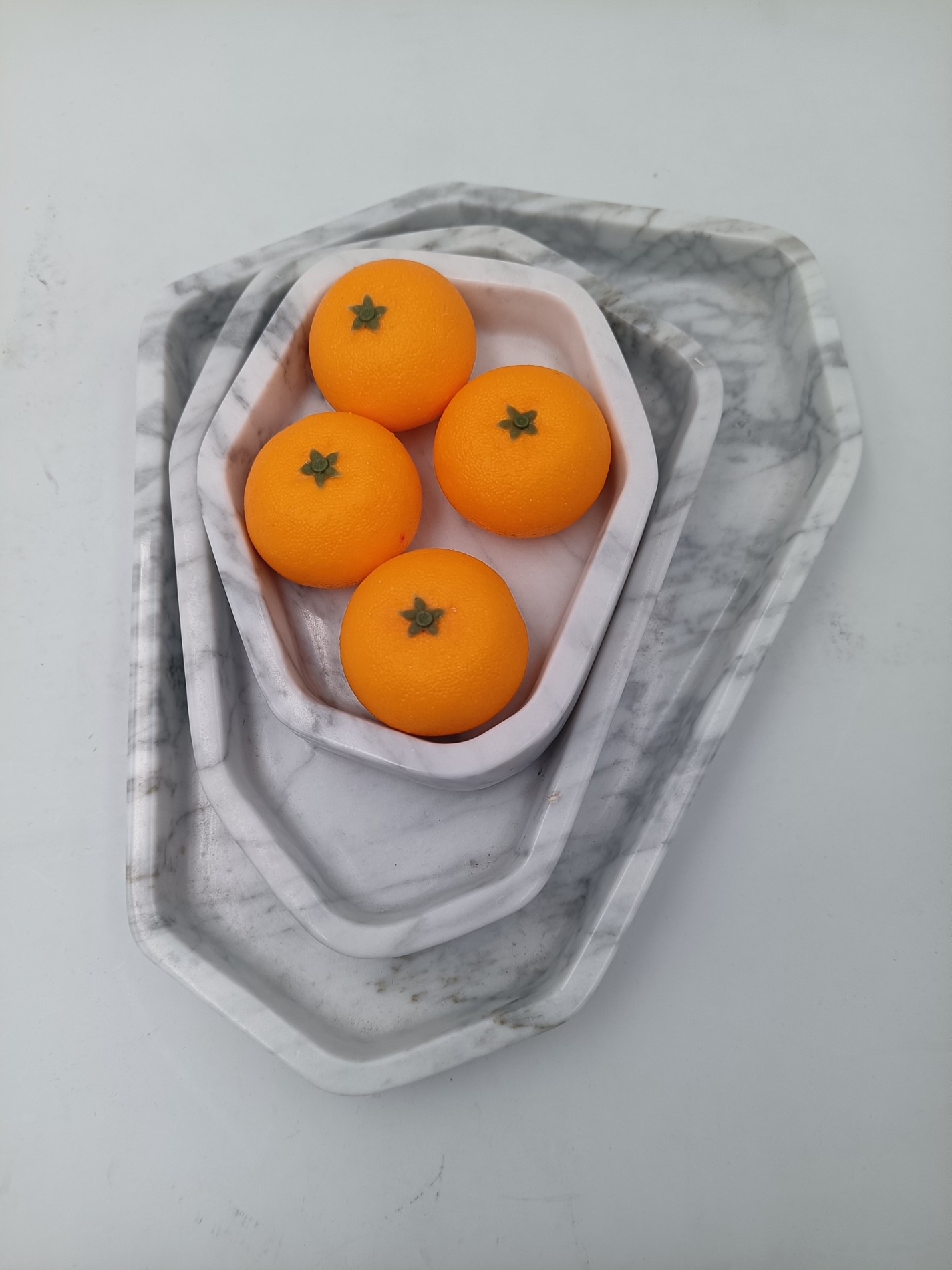 Bianco Carrara Marble Plate