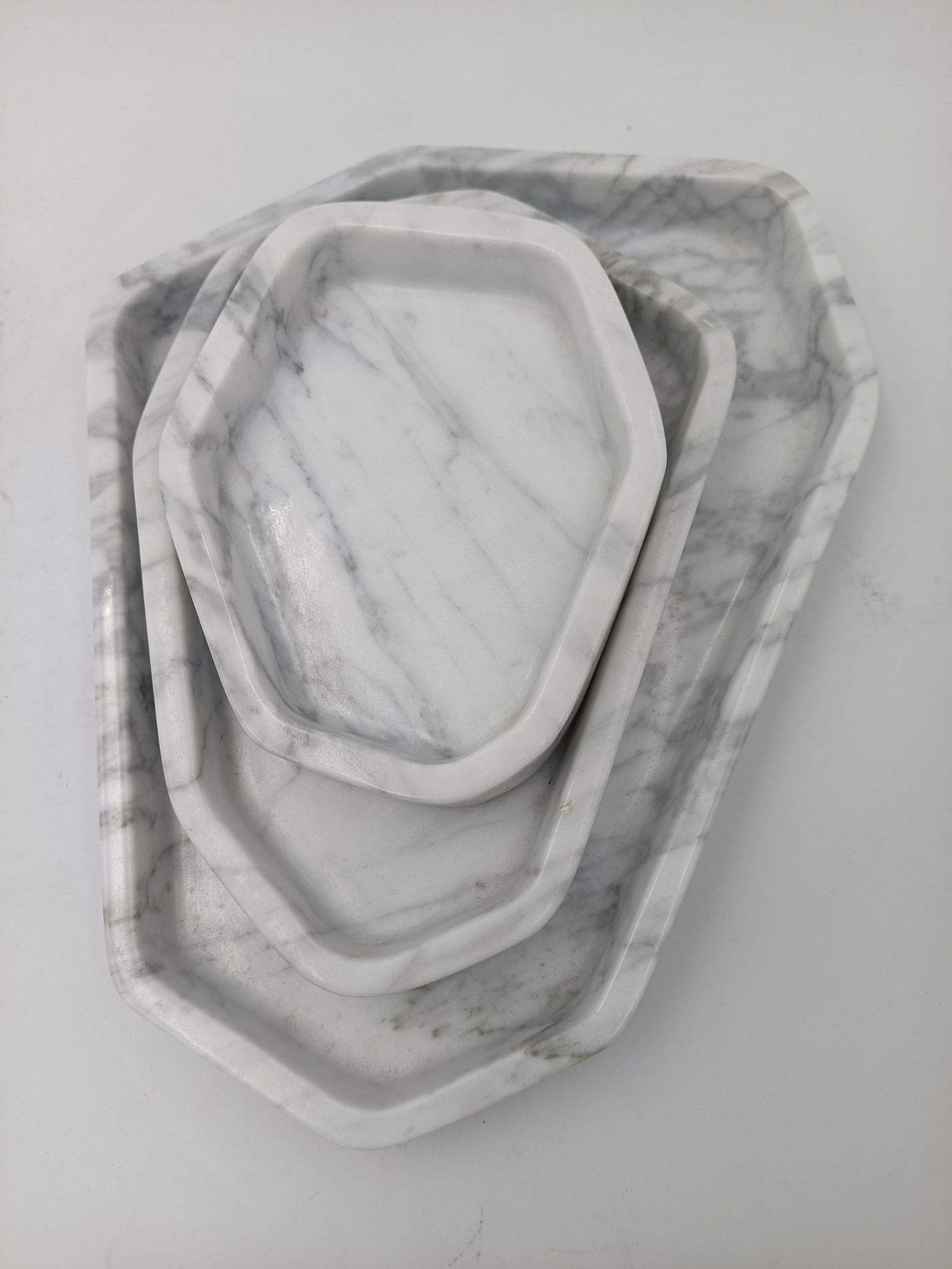 Bianco Carrara Marble Plate