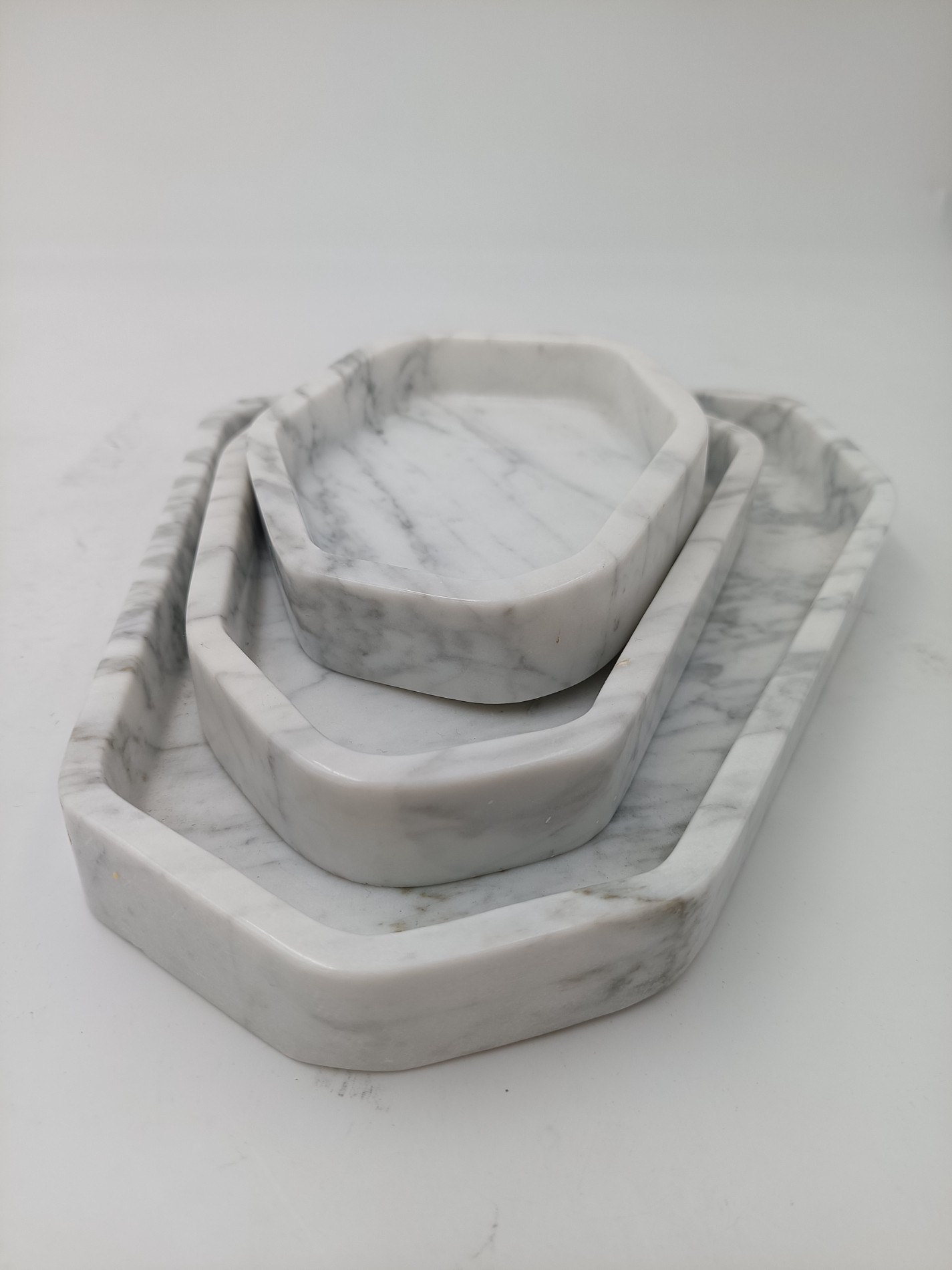 Bianco Carrara Marble Plate