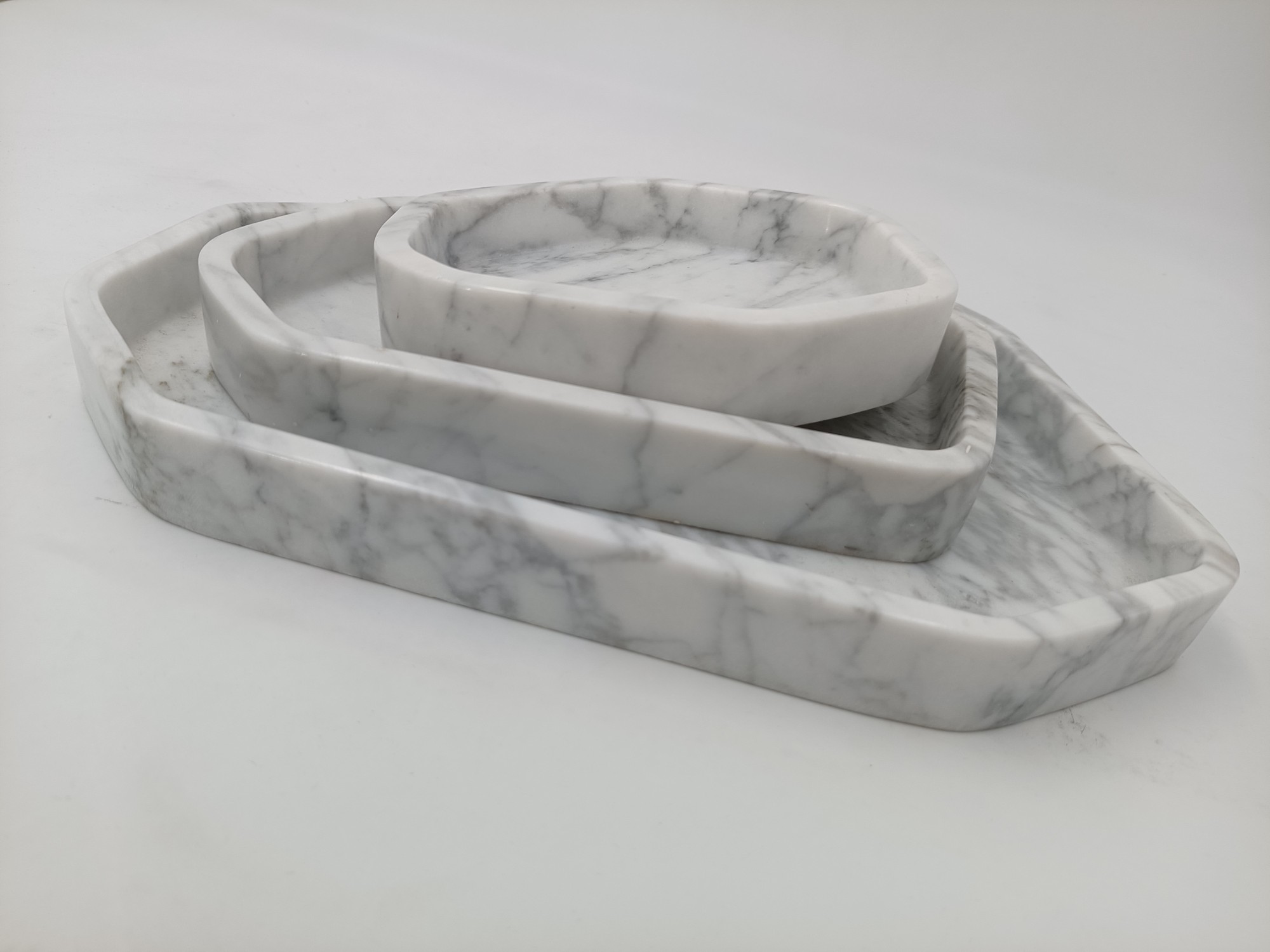 Bianco Carrara Marble Plate