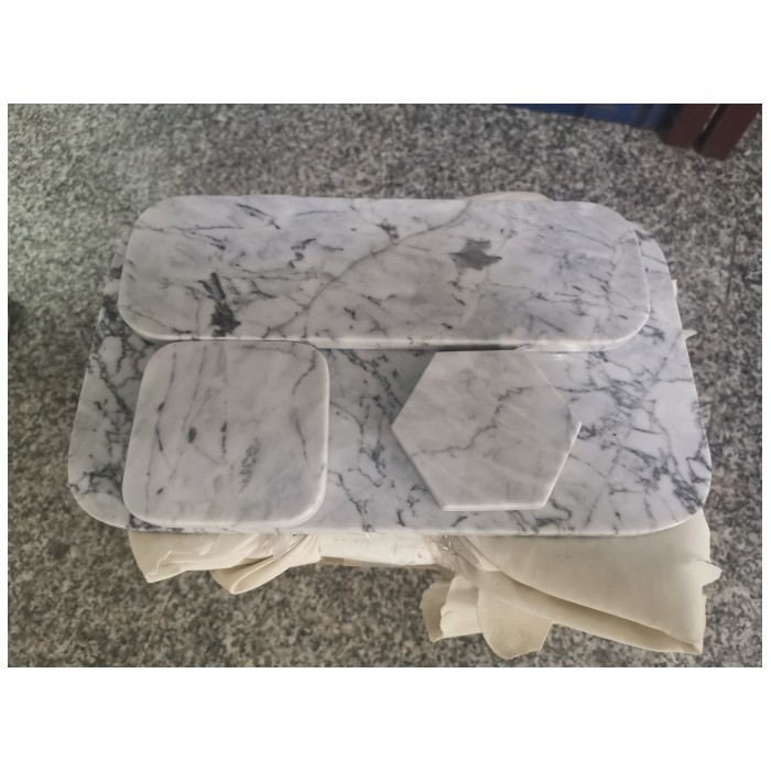 New Bianco Statuario Marble Plate
