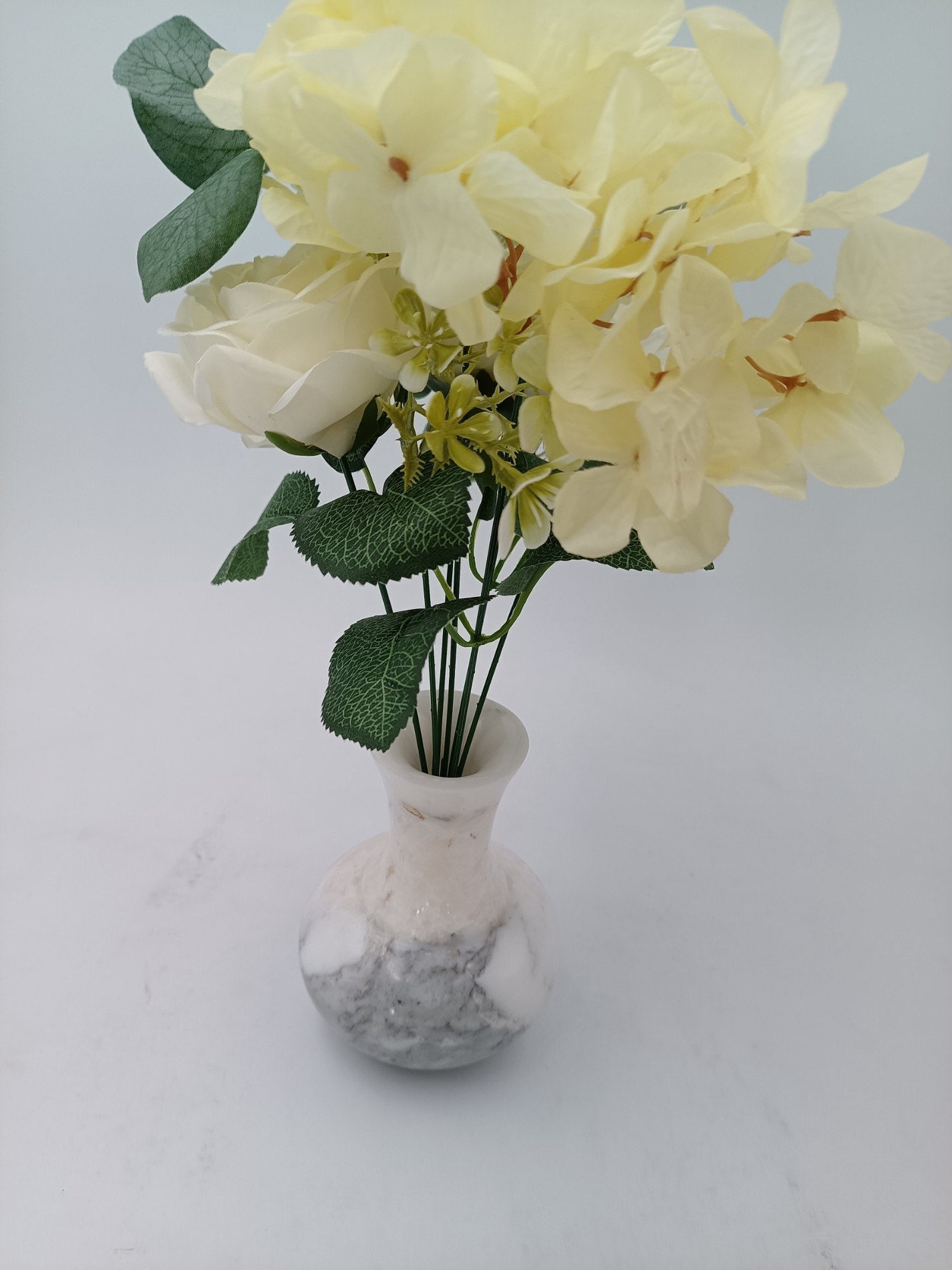 Bianco Carrara Marble Flower Vase