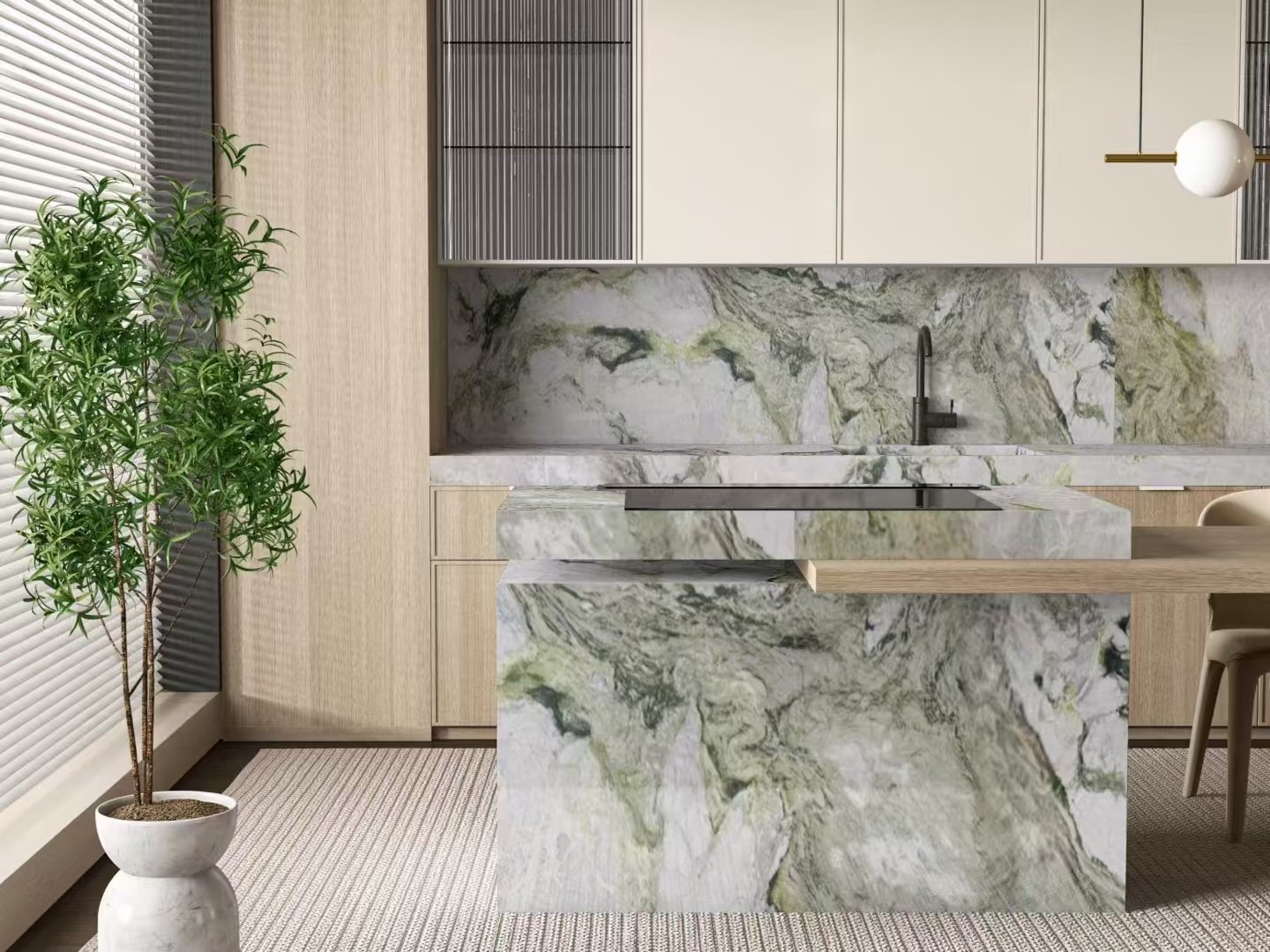 Melbourne Green Marble(Engineering Cases)