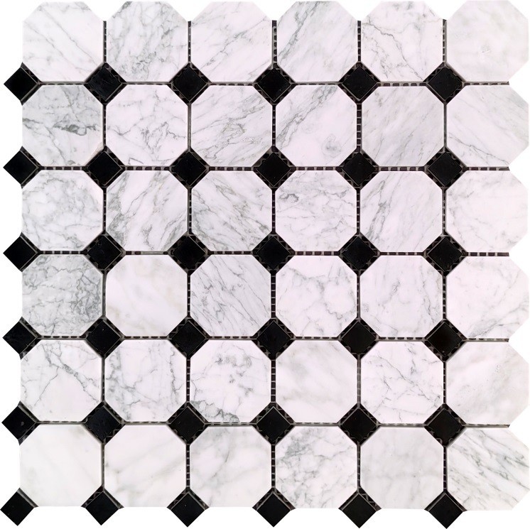 Octangle Mosaic Tiles CM136#