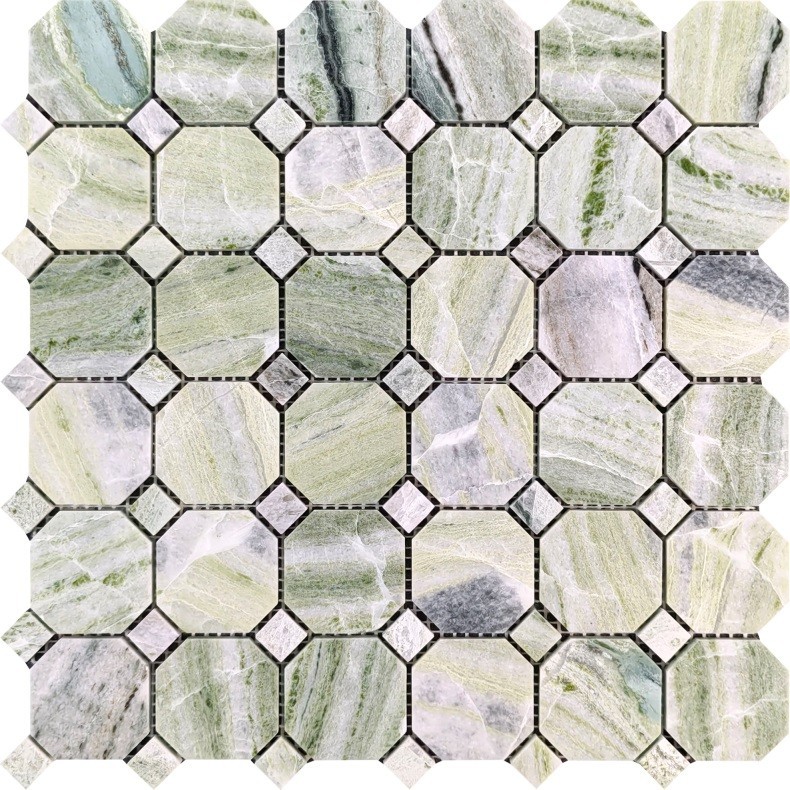 Octangle Mosaic Tiles CM136#