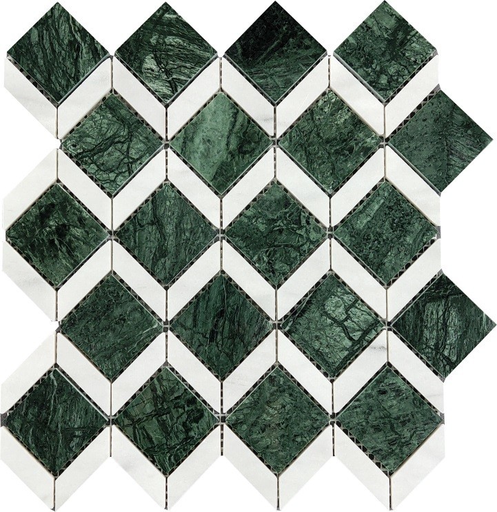 Rhombus Mosaic Tiles CM41#