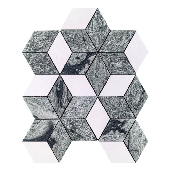 Rhombus Mosaic Tiles CM101#