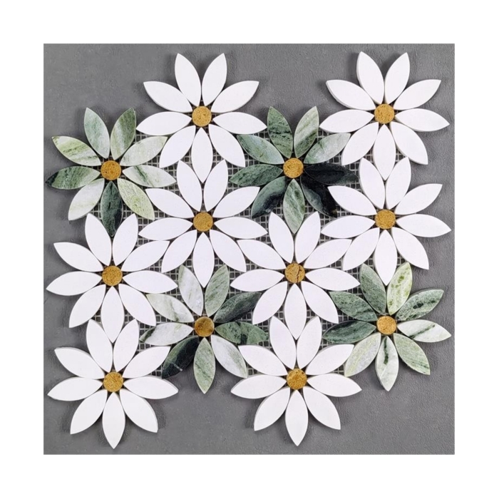 Flower Mosaic Tiles CML134#