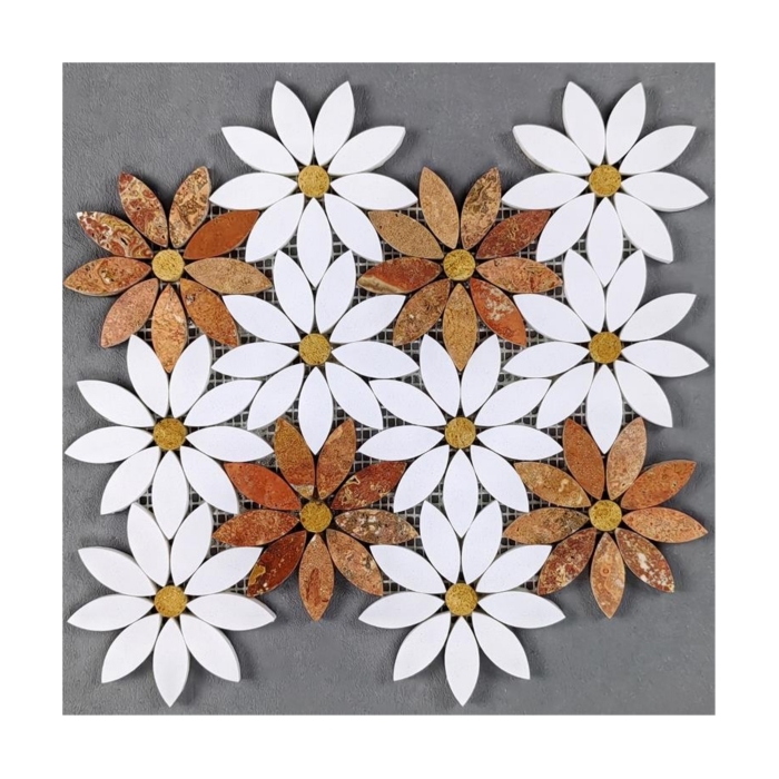 Flower Mosaic Tiles CML135#