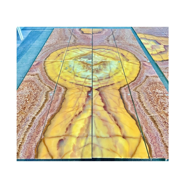 Red Dragon Jade Onyx Wall