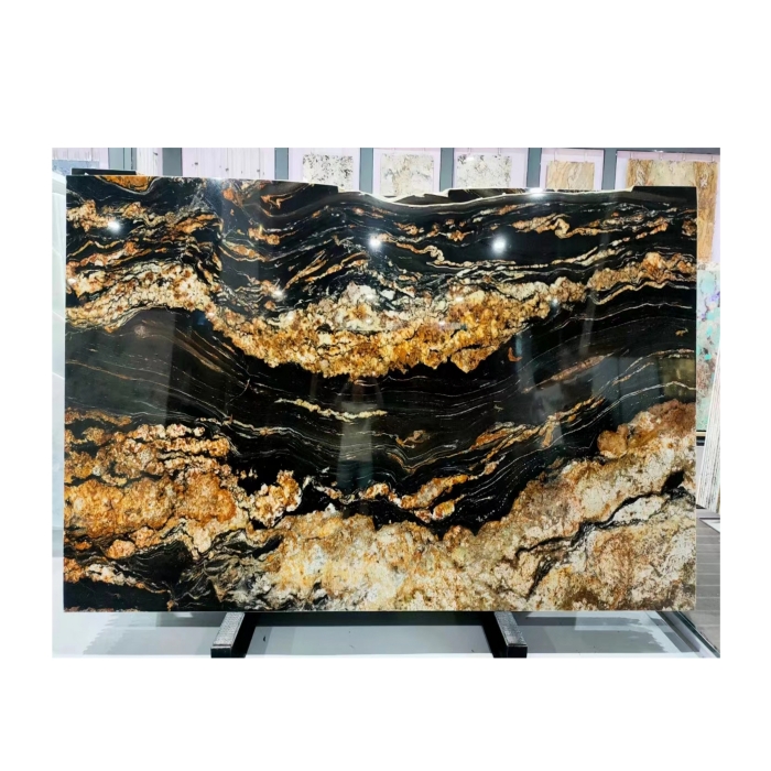 Magma Black Granite Slabs